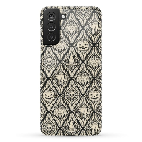 Spooky Vintage Halloween Pattern Phone Case